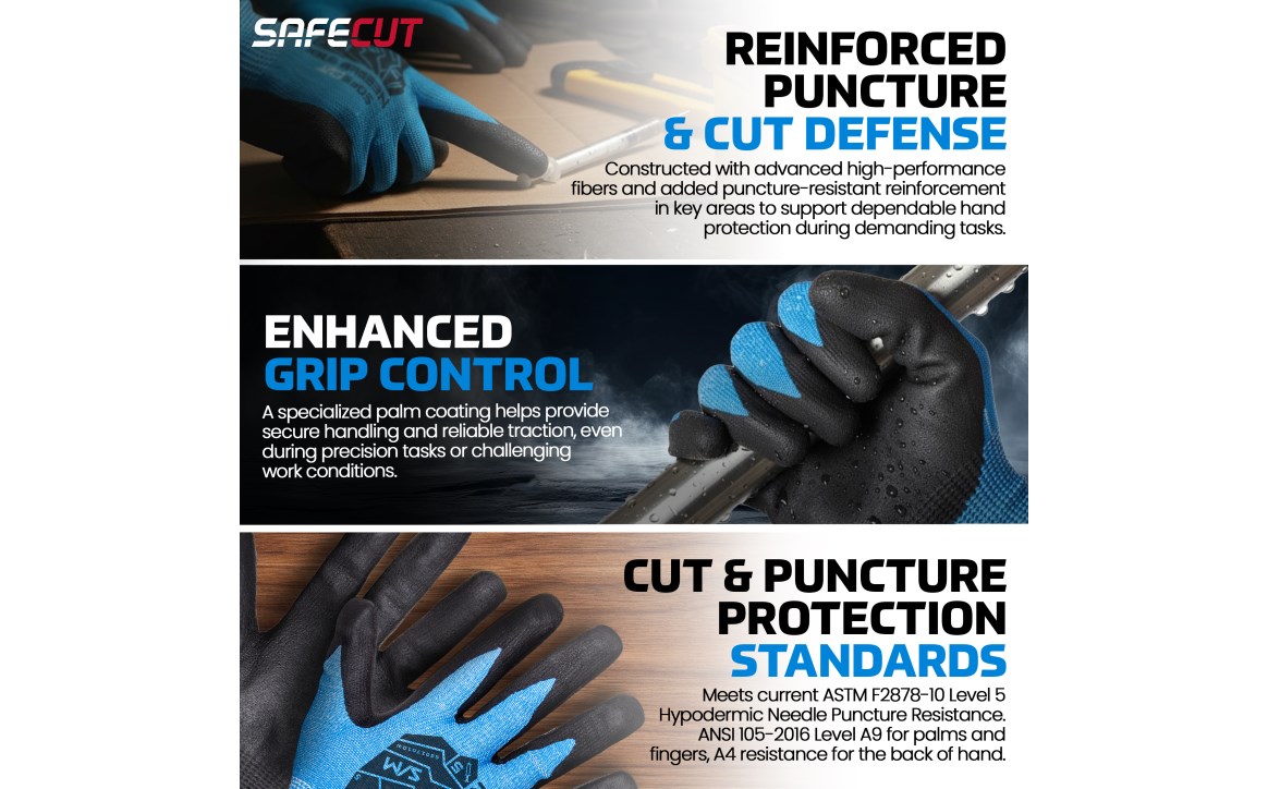SAS Safety Group | SafeCut™ Hypodermic Puncture Resistant and Cut